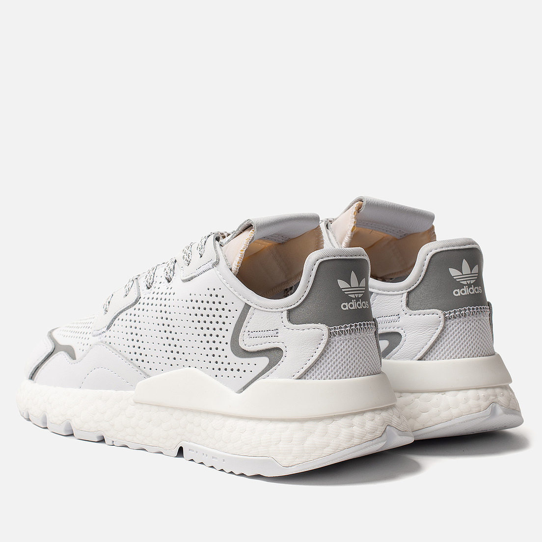 Giày Adidas Originals Nite Jogger Boost 'White' EF5401 - Ảnh 5