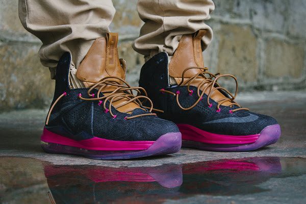 Giày Nike LeBron 10 EXT Denim QS 'Denim' 597806-400 - Ảnh 2