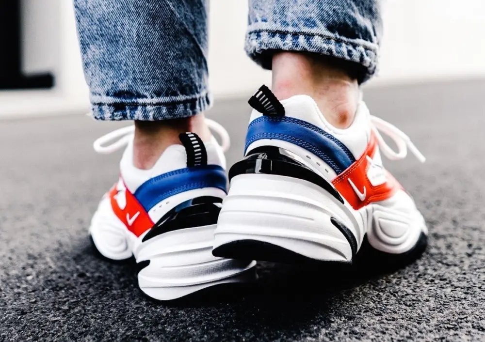 Giày Nike M2K Tekno 'White Black Orange' AO3108-101 - Ảnh 4
