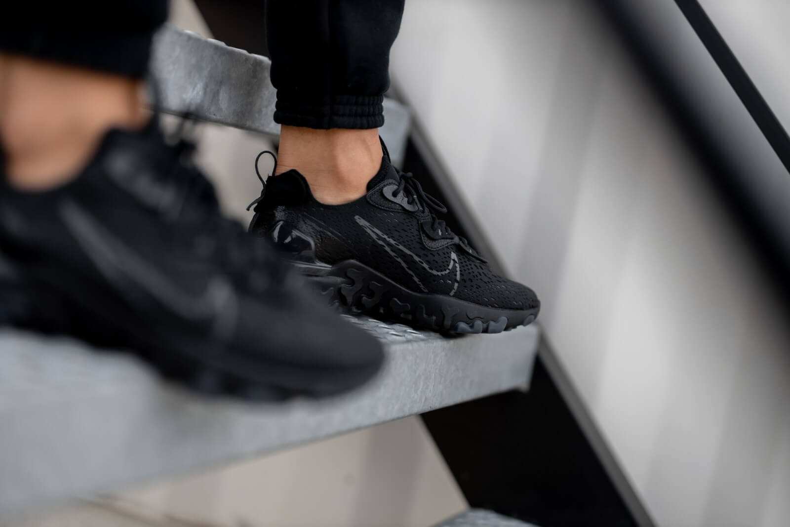 Giày Nike React Vision 'Triple Black' CD4373-004 - Ảnh 6