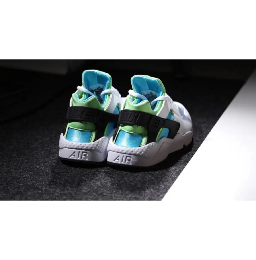 Giày Nike Air Huarache Run 'White Clearwater Flash Lime' 634835-100 - Ảnh 5