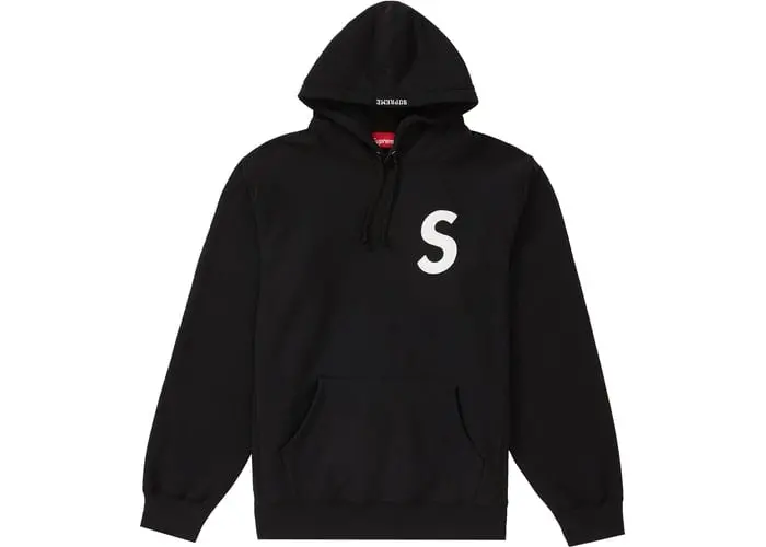 Áo Supreme S Logo Hooded Sweatshirt (SS20) 'Black'