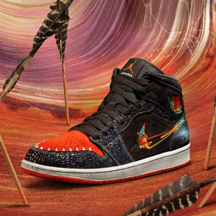 Giày Nike Air Jordan 1 Mid SE 'SiEMPRE Familia' DN4904-001 - Ảnh 2