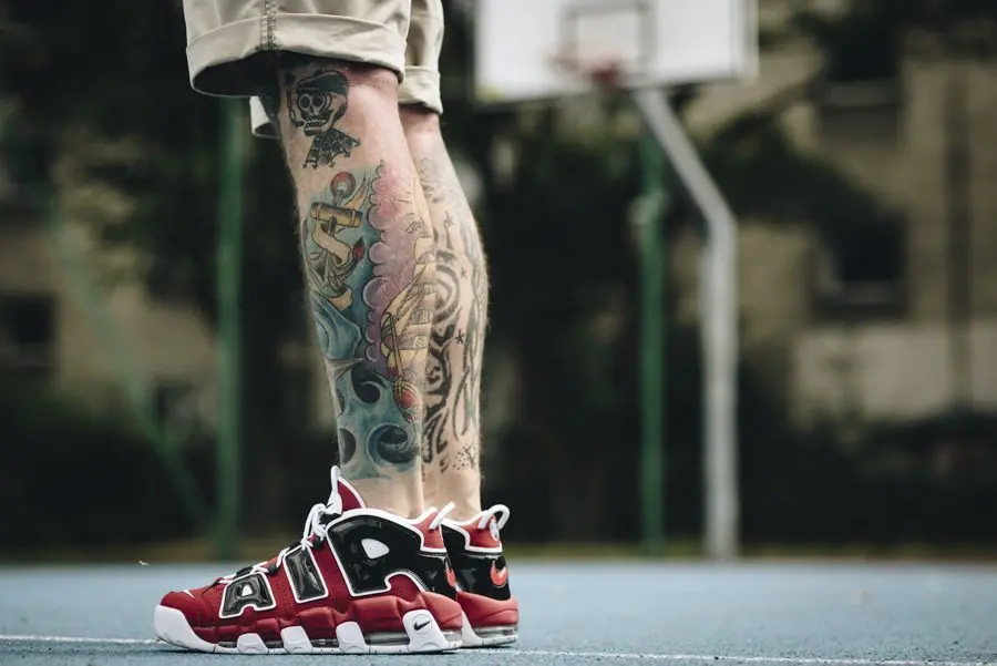 Giày Nike Air More Uptempo 'Bulls' 2021 921948-600 - Ảnh 3