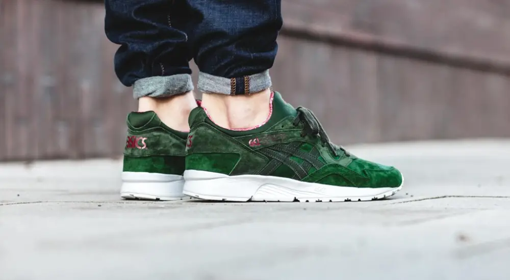 Giày Asics Gel Lyte V X Max Pack Dark Green H6R2L 8082 - Ảnh 3