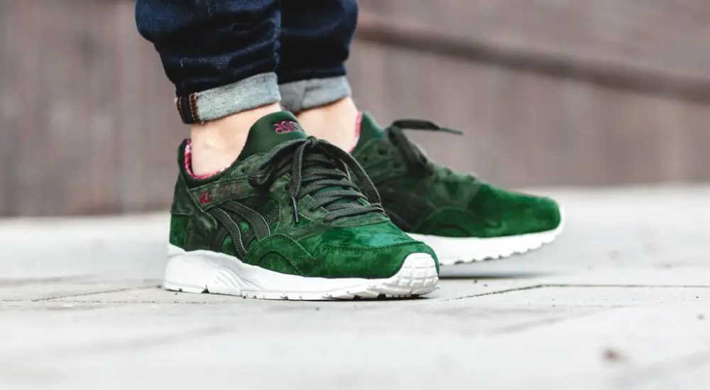 Alternative view of Giày Asics Gel Lyte V X Max Pack Dark Green H6R2L 8082