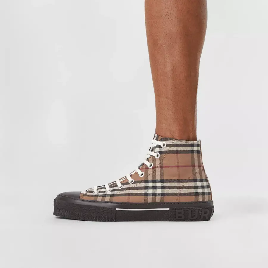 Alternative view of Giày Burberry Vintage Check Cotton 'Birch Brown' 80556611