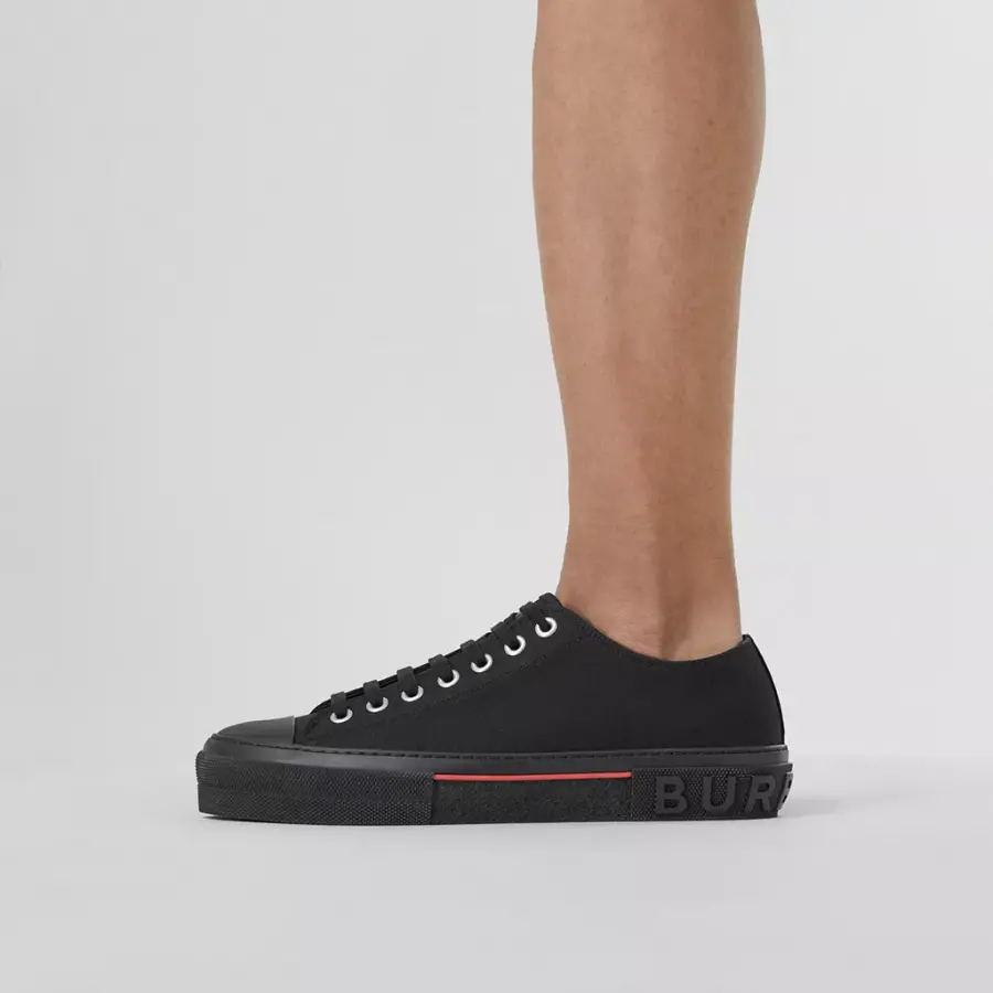 Alternative view of Giày Burberry Logo Detail Cotton 'Black' 80523421