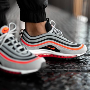Giày Nike Air Max 97 'Wolf Grey Radiant Red' DB4611-002 - Ảnh 4