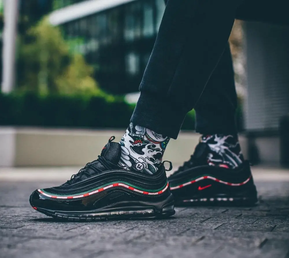 Giày Undefeated x Nike Air Max 97 OG 'Black' AJ1986-001 - Ảnh 5