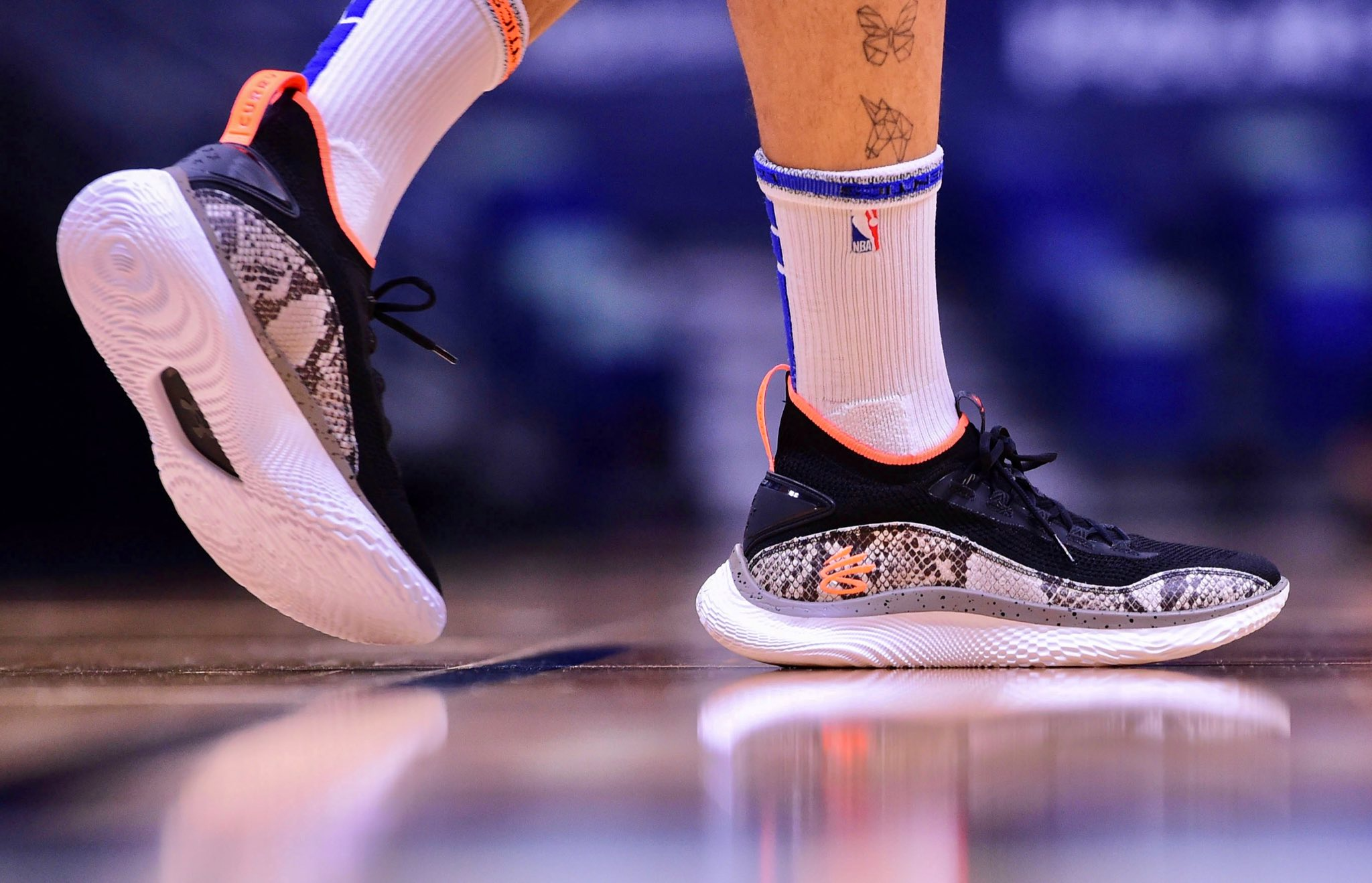 Giày Under Armour Curry Flow 8 GS 'Strike & Flow' 3024430-005 - Ảnh 4