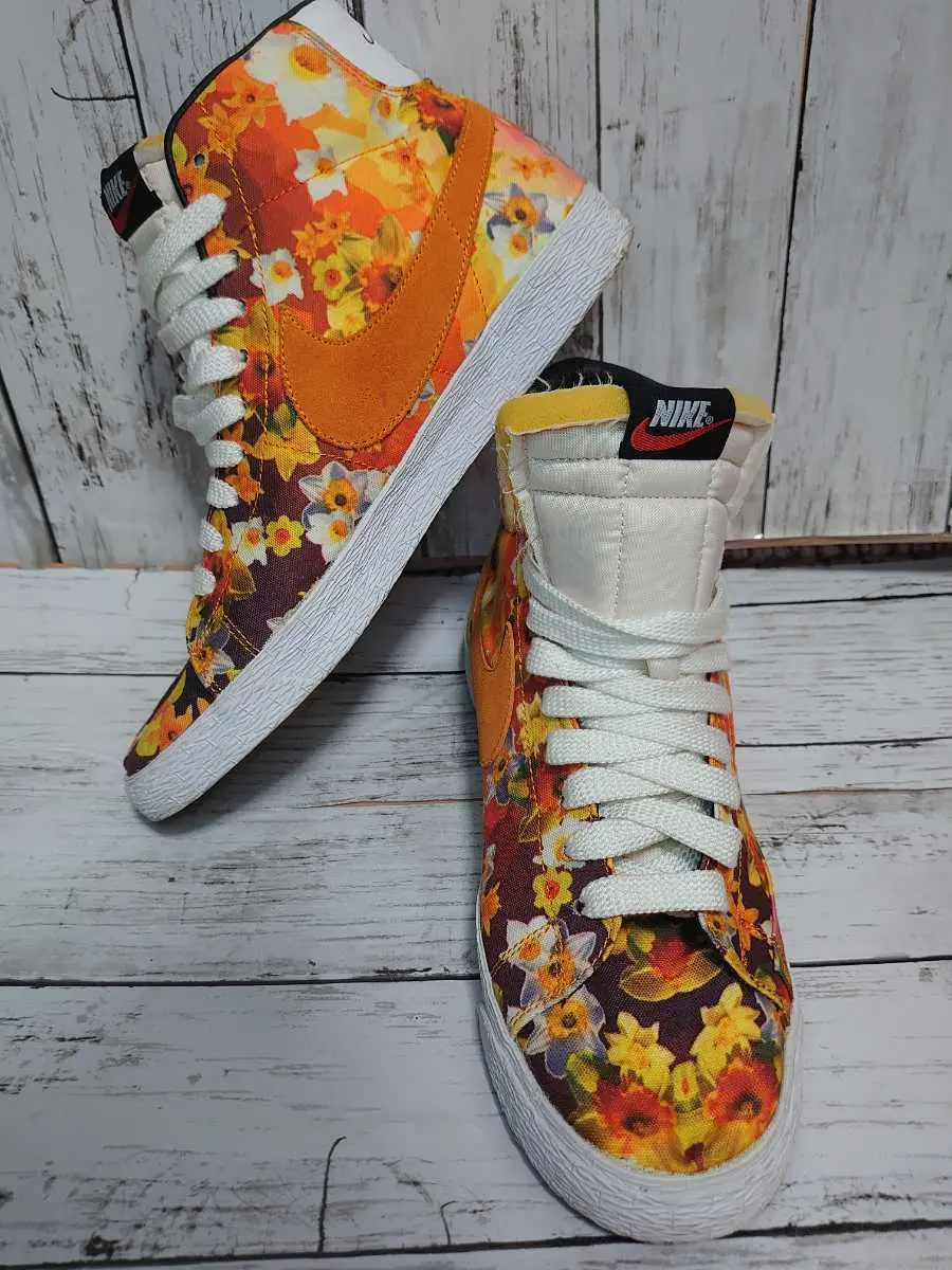 Giày Nike SB Blazer 'Floral Pack Nyc' 638322-901 - Ảnh 3