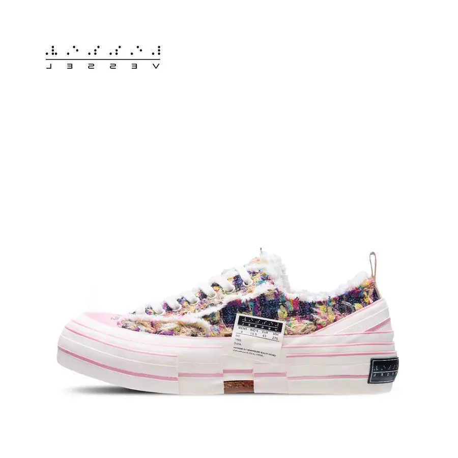 Giày xVESSEL G.O.P Lows 'Crazy Colour Tweed' - Ảnh 6