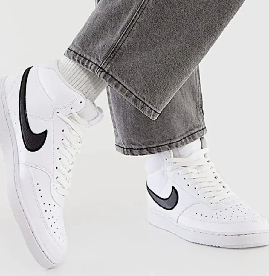 Alternative view of Giày Nike Court Vision Mid 'White Black' DN3577-101