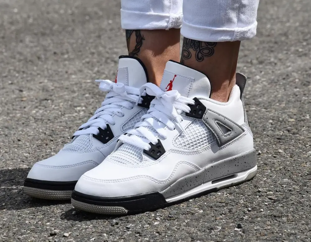 Giày Nike Air Jordan 4 Golf 'White Cement' CU9981-100 - Ảnh 5
