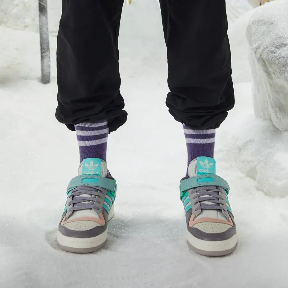 Giày Adidas Originals Forum 84 Low 'Dark Grey Green Cloud White' GX4574 - Ảnh 5