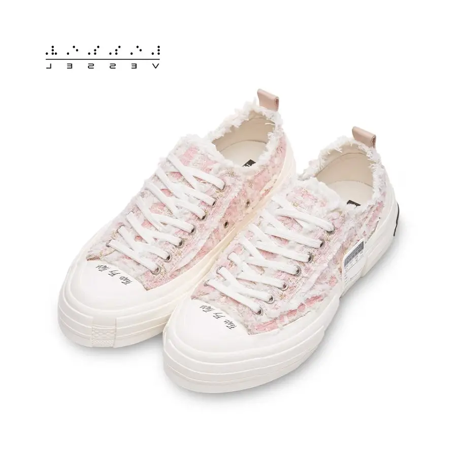 Alternative view of Giày xVESSEL G.O.P Lows 'Pink Mixed Tweed'