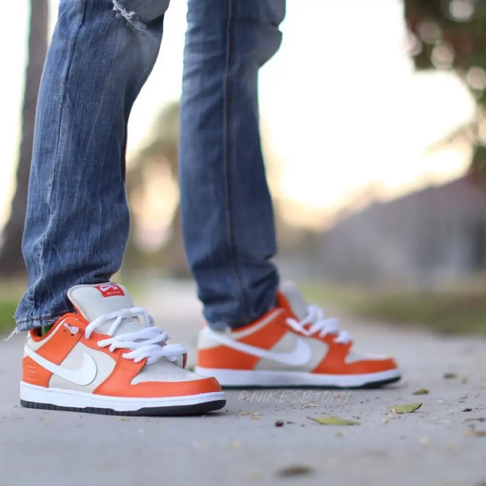 Giày Nike SB Dunk Low 'Orange Box' 313170-811 - Ảnh 4