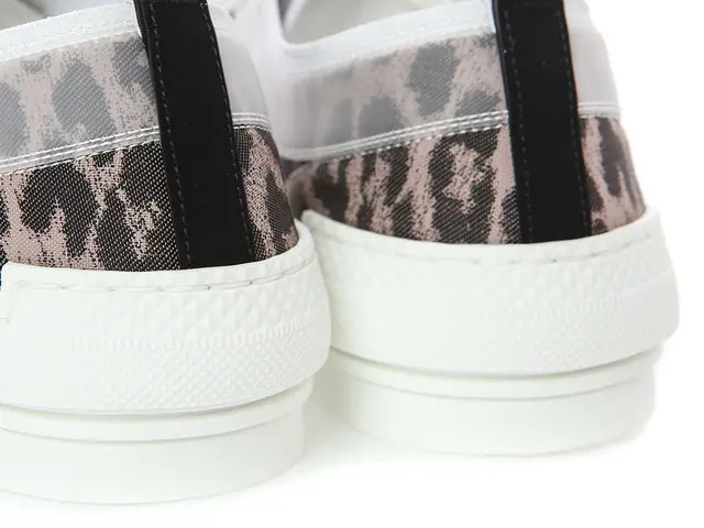 Giày Dior 19FW Leopard Print Canvas B23 Low Top Sneakers 3SN249YQL-369 - Ảnh 4