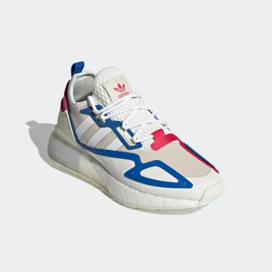 Alternative view of Giày Adidas ZX 2K Boost 'White Blue' FZ0220