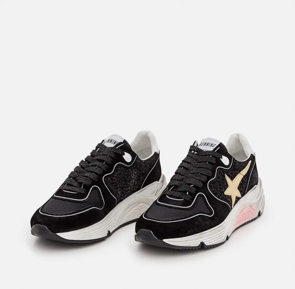 Giày Golden Goose Running Sole Black GWF00126-F001927-90274 - Ảnh 4