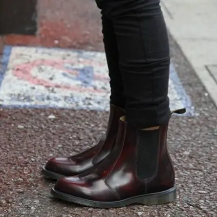 Alternative view of Giày Dr. Martens Wmns Flora Arcadia Chelsea Boots 'Cherry Red' 14650601