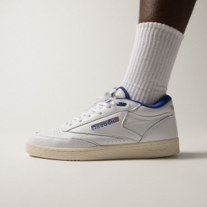 Alternative view of Giày Reebok Club C Mid II Vintage 'White Bright Cobalt' H69121