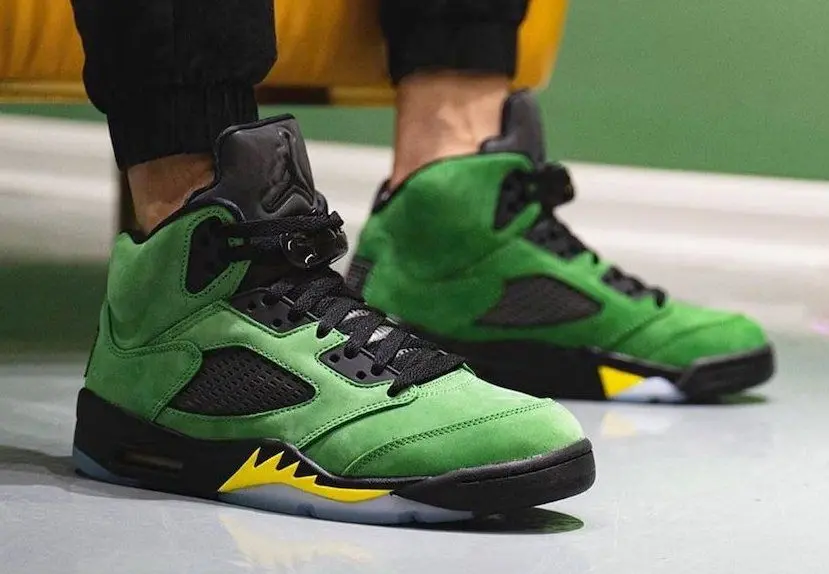Giày Nike Air Jordan 5 'Oregon Ducks' H013-MNJDLS-535 - Ảnh 6