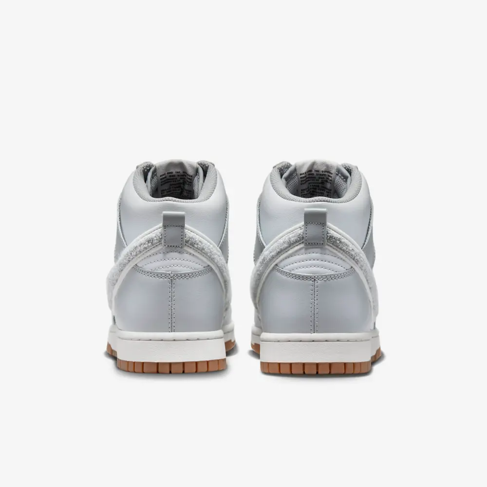 Giày Nike Dunk High University Chenille Swoosh Light Smoke Grey DR8805-003 - Ảnh 7