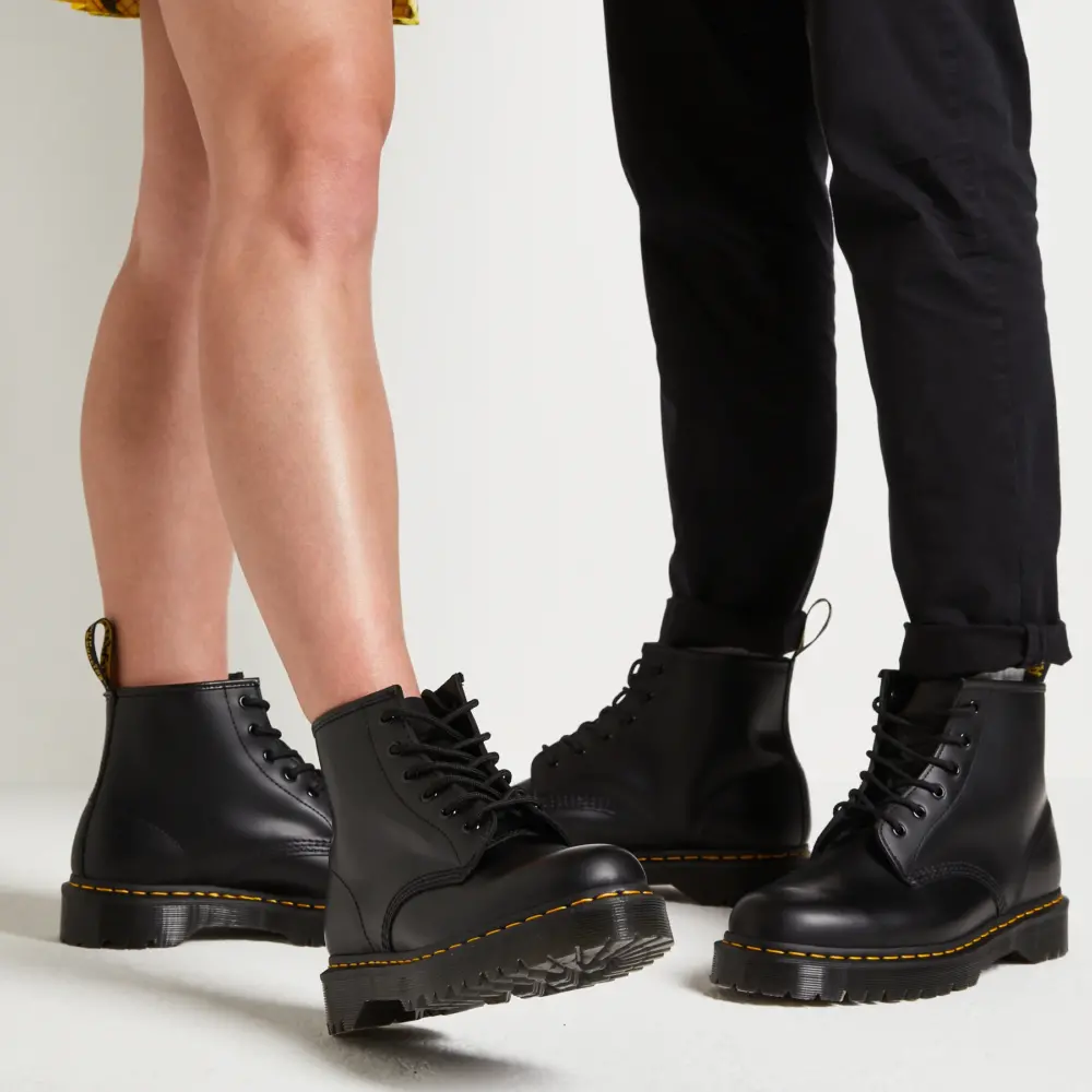 Giày Dr.Martens 101 Smooth Leather 'Black' 24255001 - Ảnh 3