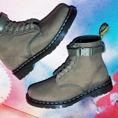 Giày Dr. Martens 1460 Futura Laboratories Olive Strap 27602355 - Ảnh 4