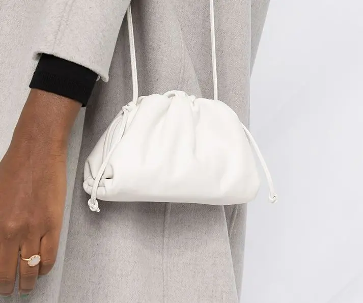 Túi Bottega Veneta Mini Pouch Bag 'Chalk/Gold' 585852-VCP40-9143 - Ảnh 3