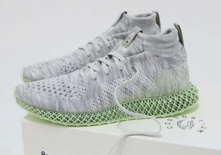 Giày Adidas Futurecraft 4D Runner Mid 'Crystal White' EE4116 - Ảnh 3
