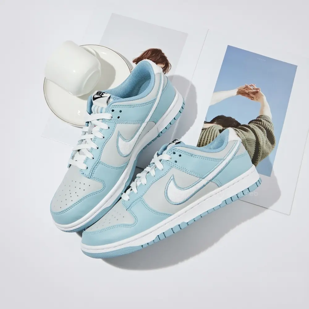 Giày Nike Dunk Low Retro 'Fleece Swoosh Blue' FB1871-011 - Ảnh 3