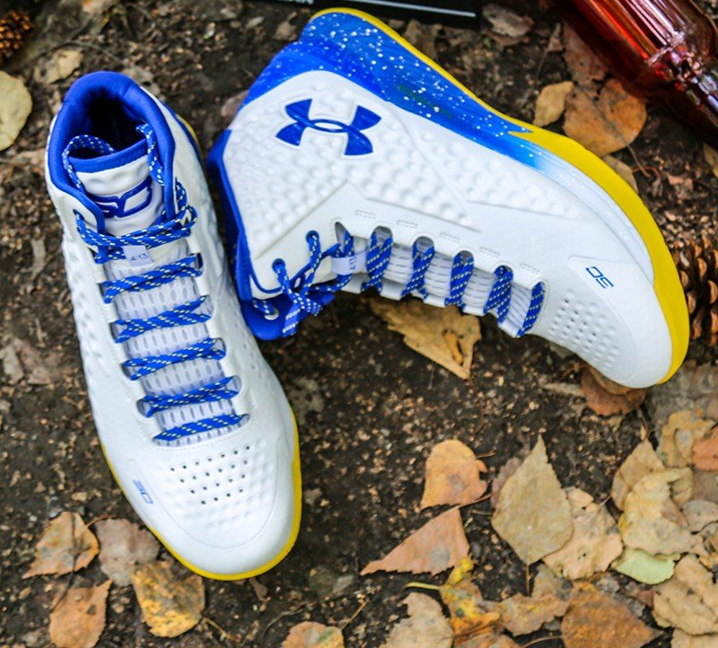 Giày Under Armour Curry 1 'Dub Nation' 2021 3024397-100 - Ảnh 5