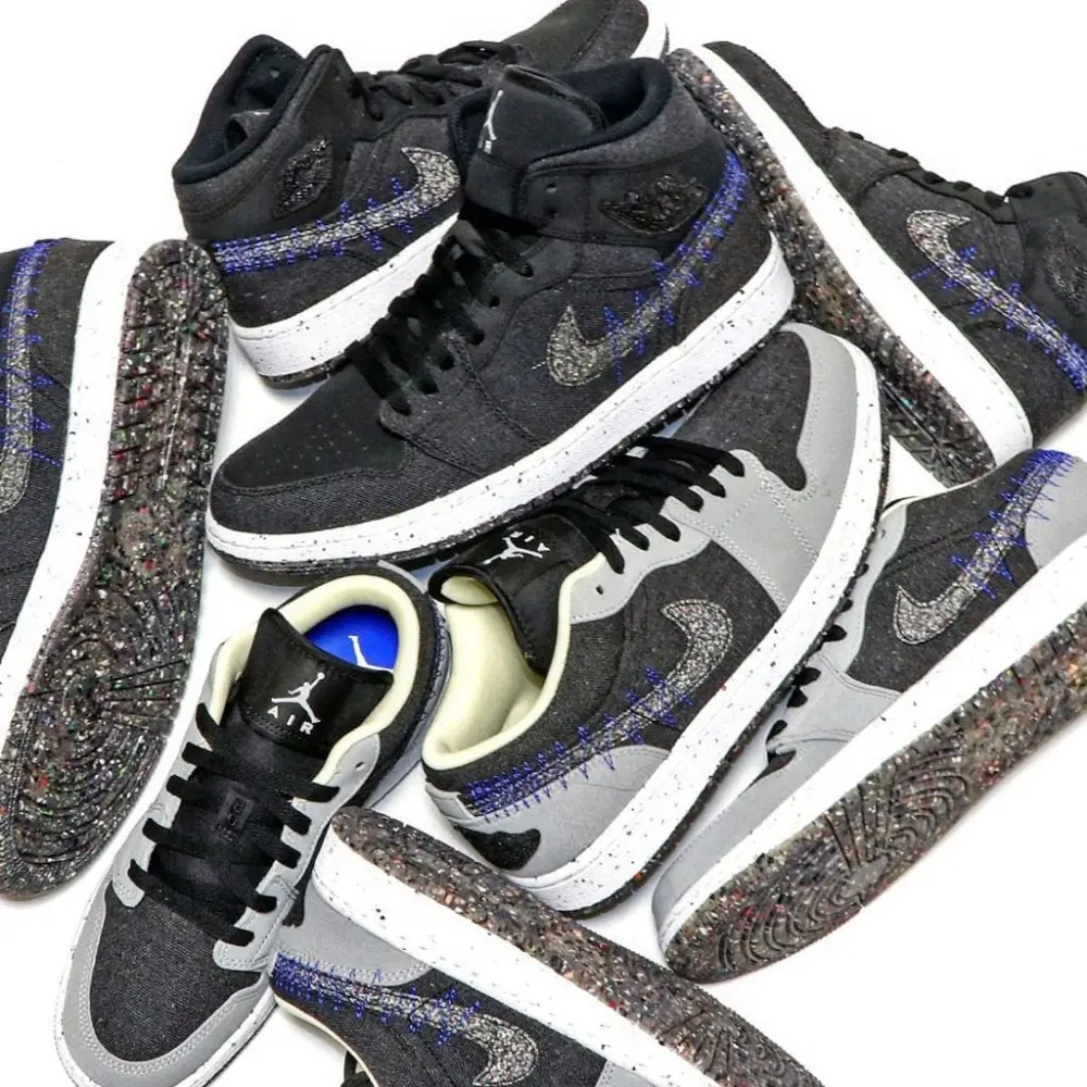 Giày Nike Air Jordan 1 Mid 'Crater' DM3529-001 - Ảnh 4