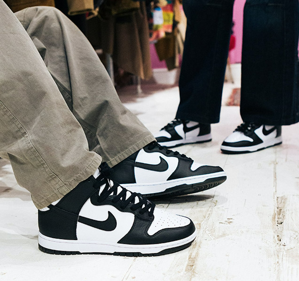 Giày Nike Dunk High Black White DD1399-105 - Ảnh 2