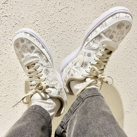 Giày Nike Court Vision Low Valentine's Day Women's DJ9297-100 - Ảnh 5