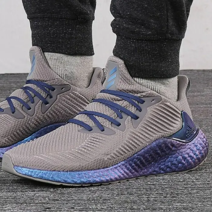 Alternative view of Giày Adidas AlphaBoost 'Grey Iridescent' EG1440