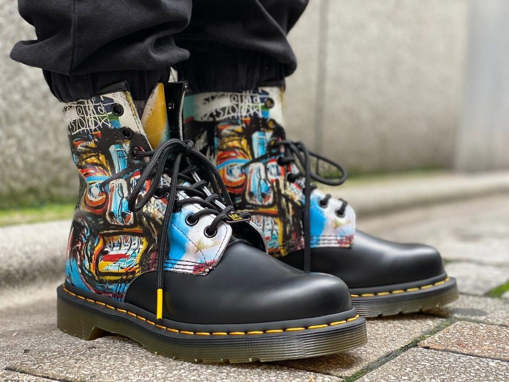 Giày Dr. Martens 1460 Basquiat Smooth Leather Boots 27187001 - Ảnh 2