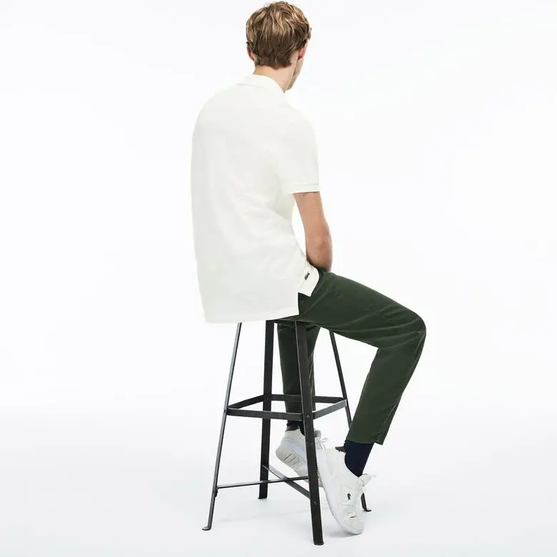 Áo Lacoste Erkek Beyaz Regular Fit Polo PH9402-70V - Ảnh 4
