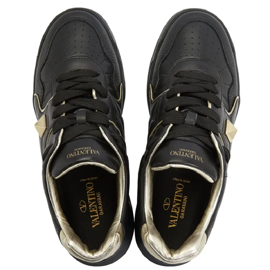 Giày Valentino Metallic One Stud 'Black' S0E71RUS-ED6 - Ảnh 4