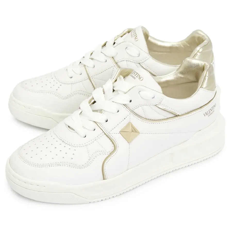 Alternative view of Giày Valentino Metallic One Stud 'White' S0E71RUS-L71