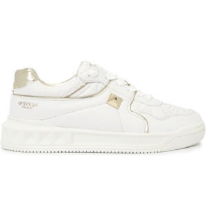 Giày Valentino Metallic One Stud 'White' S0E71RUS-L71