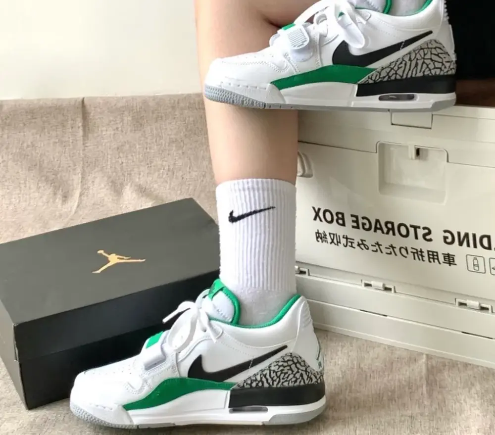 Giày Nike Jordan Legacy 312 Low 'Lucky Green' FN3406-101 - Ảnh 5
