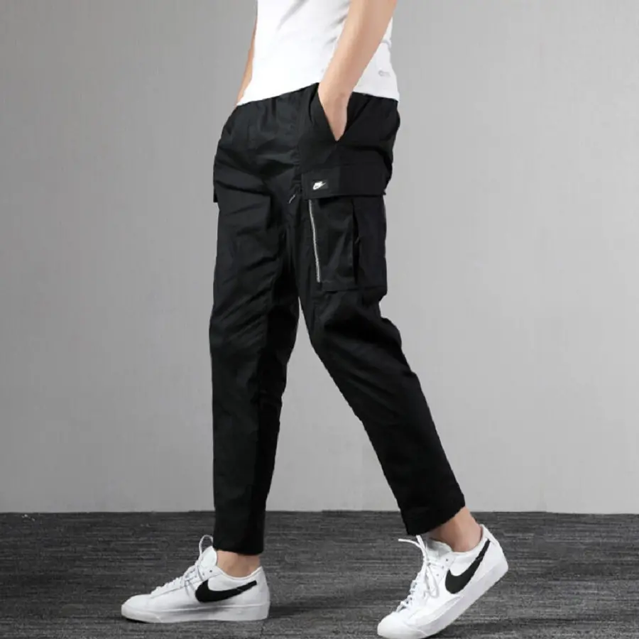 Quần Nike Waist Zipper Decor Running Pants BV3128-010 - Ảnh 4