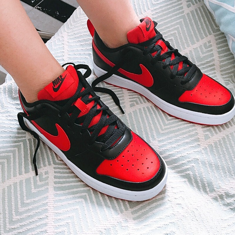 Giày Nike Court Borough Low 2 GS 'Bred' BQ5448-007 - Ảnh 4