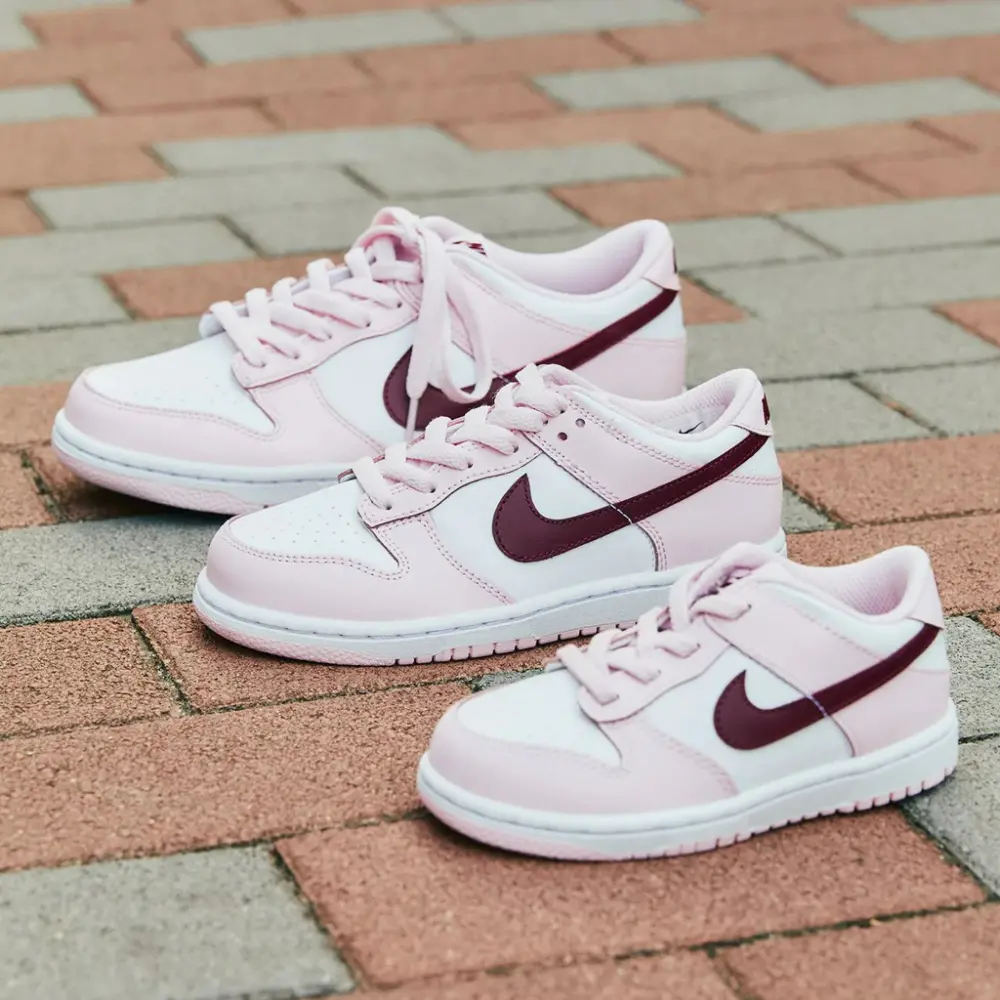 Giày Nike Dunk Low GS 'Pink Foam' CW1590-601 - Ảnh 3