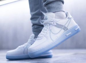 Alternative view of Giày Nike Air Force 1 React 'White Light Bone' CQ8879-100