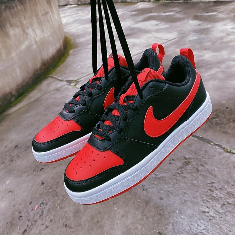 Giày Nike Court Borough Low 2 GS 'Bred' BQ5448-007 - Ảnh 2